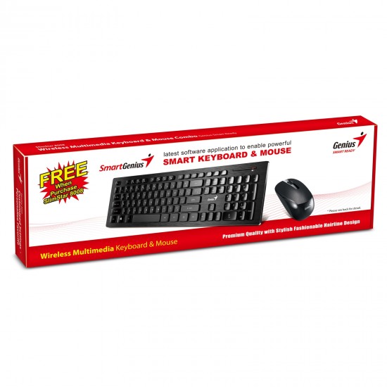 Genius SlimStar 8008 Wireless Keyboard & Mouse Set