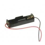 1 AA Battery Holder - 150mm Flying Leads