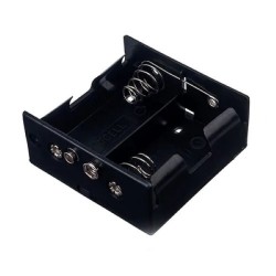 2 D Cell Battery Holder with PP3 studs / Snap terminals 2 D Cell Battery Holder with PP3 studs / Snap terminals