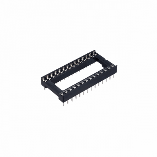 28 Pin Standard DIL IC Socket 0.6 in 28 Pin Standard DIL IC Socket 0.6 in