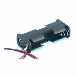 2 AA Battery Holder - 150mm Flying Leads 2 AA Battery Holder - 150mm Flying Leads