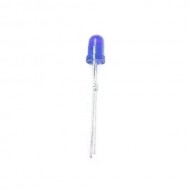 Blue 3mm Diffused LED 500mcd 3.0V
