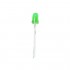 Green 3mm Diffused LED 500mcd 3.0V