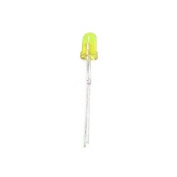 Yellow 3mm Diffused LED 500mcd 3.0V Yellow 3mm Diffused LED 500mcd 3.0V