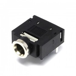 3.5mm Stereo Socket PCB 5 Pin Unswitched Inline 621025 3.5mm Stereo Socket PCB 5 Pin Unswitched Inline 621025