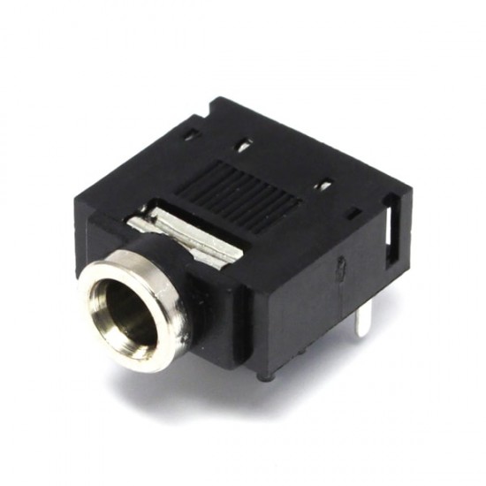 3.5mm Stereo Socket PCB 5 Pin Unswitched Inline 621025 