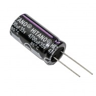 10uF 16V Electrolytic Capacitor Hitano ECR 85° Series 10uF 16V Electrolytic Capacitor Hitano ECR 85° Series