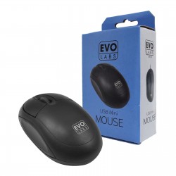 Evo Labs MO-001 USB Matte Black Mini Mouse Evo Labs MO-001 USB Matte Black Mini Mouse
