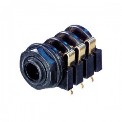 NYS216G Rean Horizontal Jack Socket 3-pole Stereo NYS216G Rean Horizontal Jack Socket 3-pole Stereo