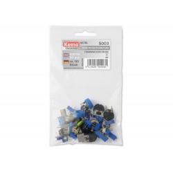 Trimming trim potentoimeter Selection Kemo S003 Assorted Mixed Values approx 50pc
