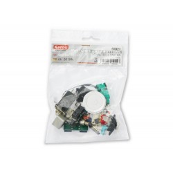 Switches and key buttons Kemo S009 approx 20 pcs assorted values Switches and key buttons Kemo S009 approx 20 pcs assorted values