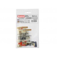 Diode selection Kemo S011 approx 100pcs Assorted types and values Diode selection Kemo S011 approx 100pcs Assorted types and values