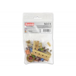 Coils Chokes Inductors Filters Kemo S023 Approx 50 pcs Assorted Values