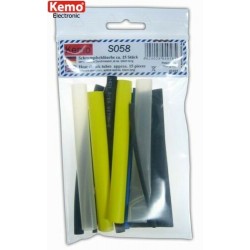 Kemo S058 Mixed Heat shrink tubes approx 15pc mixed colours and sizes Kemo S058 Mixed Heat shrink tubes approx 15pc mixed colours and sizes