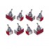 Salecom T80-T Series Miniature 3PDT toggle switch on-off-on