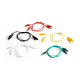 Crocodile/Alligator Test Leads/Clamps Wire With Clips Coloured Cable Wire x 10 Crocodile/Alligator Test Leads/Clamps Wire With Clips Coloured Cable Wire x 10