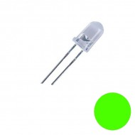 5mm Super Bright Green LED - 570-575nm 1.9-2.4V 1-3000 MCD 5mm Super Bright Green LED - 570-575nm 1.9-2.4V 1-3000 MCD