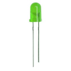 Green Diffused LED 5MM 2.8V 400mcd Light Emitting Diode Green Diffused LED 5MM 2.8V 400mcd Light Emitting Diode