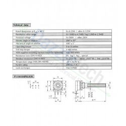 220K Linear LIN 16mm Rotary Potentiometer Control POT Variable Resistor 220K Linear LIN 16mm Rotary Potentiometer Control POT Variable Resistor