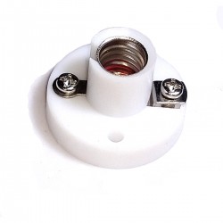 MES E10 Miniature Lamp Light Bulb Holder White For Miniature Eddison Lamps
