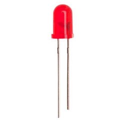 Red Diffused LED 5MM 3.0V 500mcd Light Emitting Diode Red Diffused LED 5MM 3.0V 500mcd Light Emitting Diode