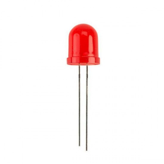 Red 10mm Diffused Lens LED 2.2V 100mcd Red 10mm Diffused Lens LED 2.2V 100mcd