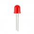 Red 10mm Diffused Lens LED 2.2V 100mcd
